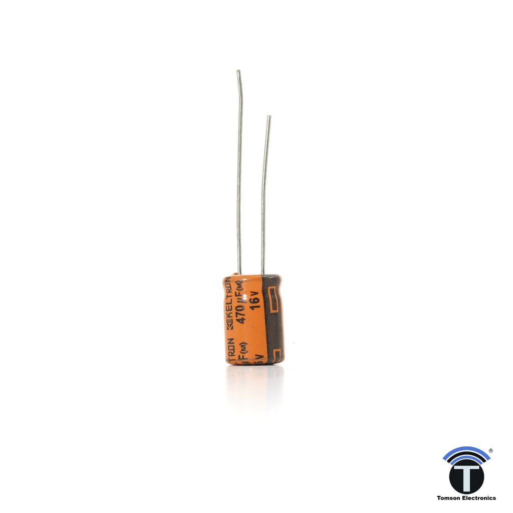 KELTRON 470 uF/16 V Radial Electrolytic Capacitor KELTRON 470 uF/16 V Radial Electrolytic Capacitor